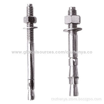 Wedge Anchor Hexagon Nuts, Washer, 20-200mm Length, Made of SS201